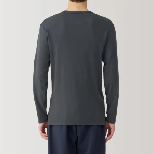 Best Men's Warm Cotton Crew Neck Long Sleeve T-Shirt Underwear & Undershirts