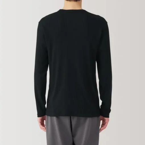 Best Men's Warm Cotton Crew Neck Long Sleeve T-Shirt Underwear & Undershirts