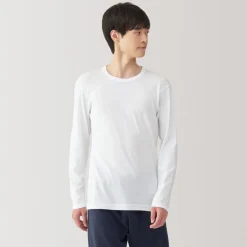 Best Men's Warm Cotton Crew Neck Long Sleeve T-Shirt Underwear & Undershirts