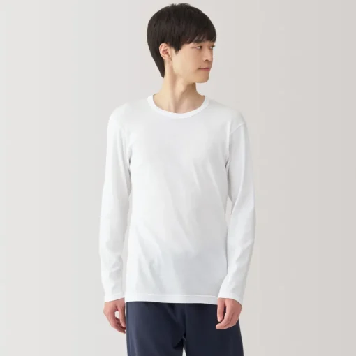 Best Men's Warm Cotton Crew Neck Long Sleeve T-Shirt Underwear & Undershirts
