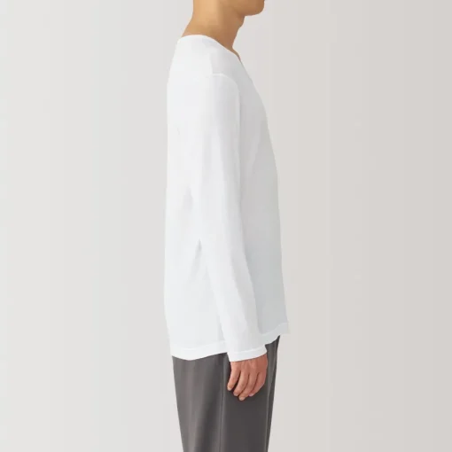 New Men's Warm Cotton V-Neck Long Sleeve T-Shirt Underwear & Undershirts