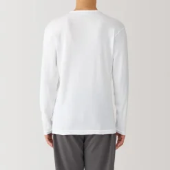 New Men's Warm Cotton V-Neck Long Sleeve T-Shirt Underwear & Undershirts