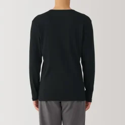 New Men's Warm Cotton V-Neck Long Sleeve T-Shirt Underwear & Undershirts