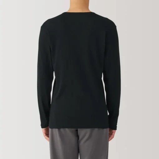 New Men's Warm Cotton V-Neck Long Sleeve T-Shirt Underwear & Undershirts