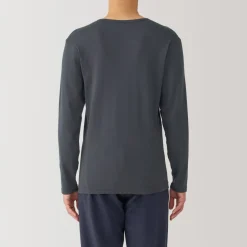 New Men's Warm Cotton V-Neck Long Sleeve T-Shirt Underwear & Undershirts