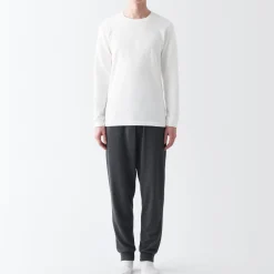 Fashion Men's Warm Thick Cotton Crew Neck Long Sleeve T-Shirt Underwear & Undershirts