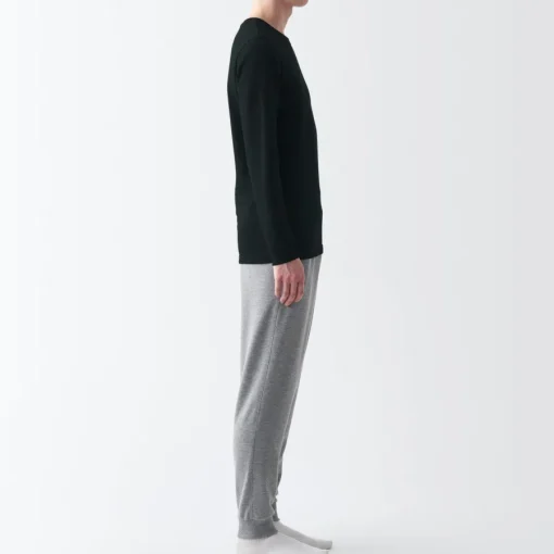 Fashion Men's Warm Thick Cotton Crew Neck Long Sleeve T-Shirt Underwear & Undershirts