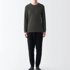 Fashion Men's Warm Thick Cotton Crew Neck Long Sleeve T-Shirt Underwear & Undershirts