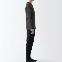Fashion Men's Warm Thick Cotton Crew Neck Long Sleeve T-Shirt Underwear & Undershirts