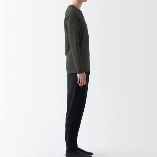 Fashion Men's Warm Thick Cotton Crew Neck Long Sleeve T-Shirt Underwear & Undershirts