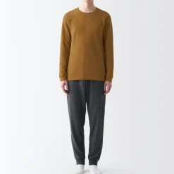 Fashion Men's Warm Thick Cotton Crew Neck Long Sleeve T-Shirt Underwear & Undershirts