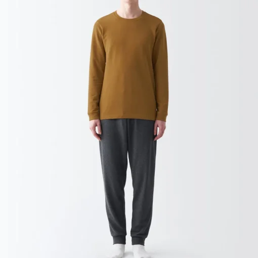 Fashion Men's Warm Thick Cotton Crew Neck Long Sleeve T-Shirt Underwear & Undershirts