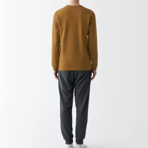 Fashion Men's Warm Thick Cotton Crew Neck Long Sleeve T-Shirt Underwear & Undershirts