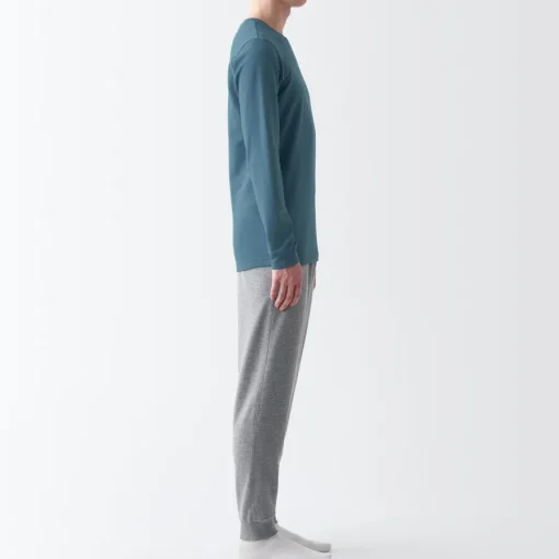 Fashion Men's Warm Thick Cotton Crew Neck Long Sleeve T-Shirt Underwear & Undershirts