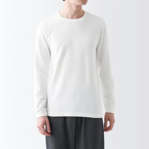 Fashion Men's Warm Thick Cotton Crew Neck Long Sleeve T-Shirt Underwear & Undershirts