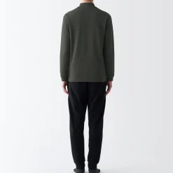 Discount Men's Warm Thick Cotton High Neck Long Sleeve T-Shirt Underwear & Undershirts