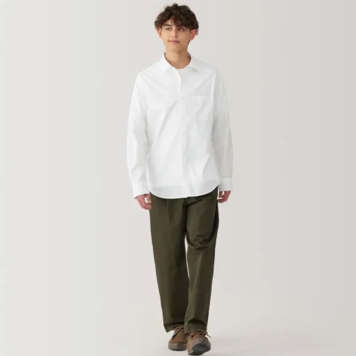 Best Men's Washed Broadcloth Long Sleeve Shirt Shirts & Polos