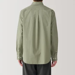 Best Men's Washed Broadcloth Long Sleeve Shirt Shirts & Polos