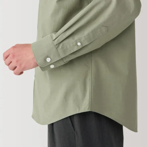 Best Men's Washed Broadcloth Long Sleeve Shirt Shirts & Polos