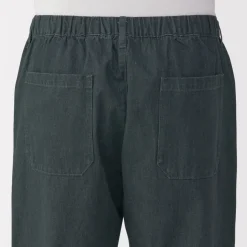 Discount Men's Washed Denim Easy Pants - Denim