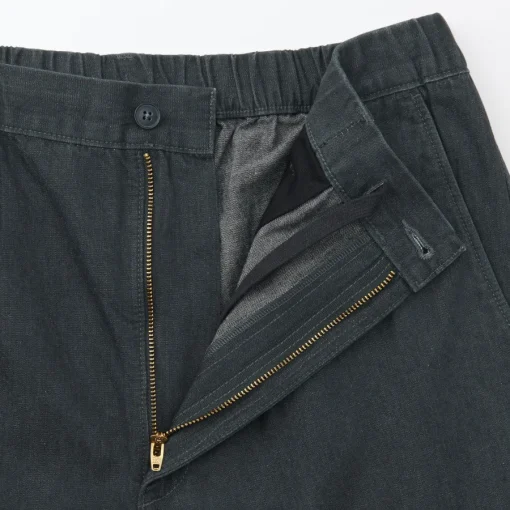 Discount Men's Washed Denim Easy Pants - Denim