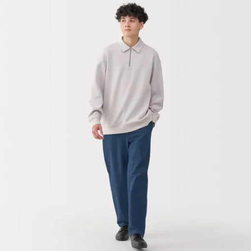 Sale Men's Washed Denim Easy Pants - Denim