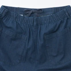 Sale Men's Washed Denim Easy Pants - Denim