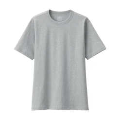 Clearance Men's Washed Heavy Weight Crew Neck Short Sleeve T-Shirt T-Shirts