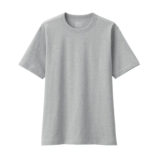 Clearance Men's Washed Heavy Weight Crew Neck Short Sleeve T-Shirt T-Shirts