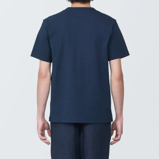 Clearance Men's Washed Heavy Weight Crew Neck Short Sleeve T-Shirt T-Shirts