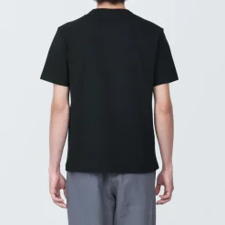 Clearance Men's Washed Heavy Weight Crew Neck Short Sleeve T-Shirt T-Shirts