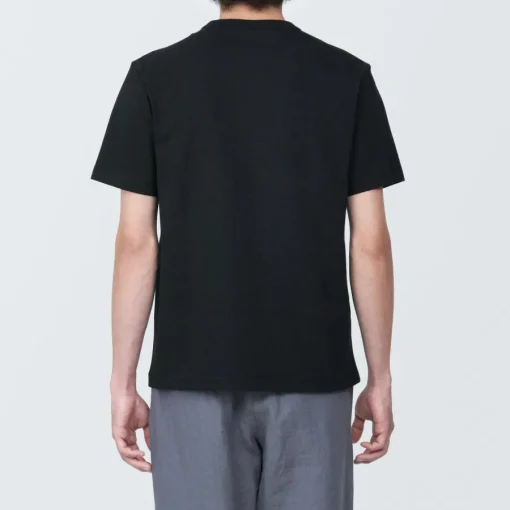 Clearance Men's Washed Heavy Weight Crew Neck Short Sleeve T-Shirt T-Shirts