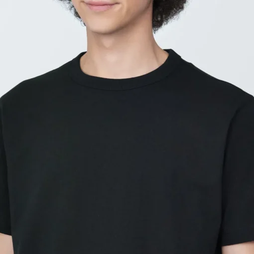 Clearance Men's Washed Heavy Weight Crew Neck Short Sleeve T-Shirt T-Shirts