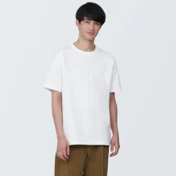 Clearance Men's Washed Heavy Weight Crew Neck Short Sleeve T-Shirt T-Shirts