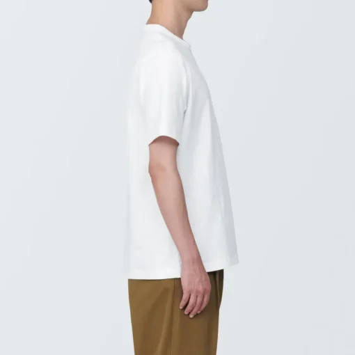 Clearance Men's Washed Heavy Weight Crew Neck Short Sleeve T-Shirt T-Shirts