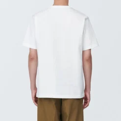 Clearance Men's Washed Heavy Weight Crew Neck Short Sleeve T-Shirt T-Shirts