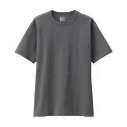 Clearance Men's Washed Heavy Weight Crew Neck Short Sleeve T-Shirt T-Shirts