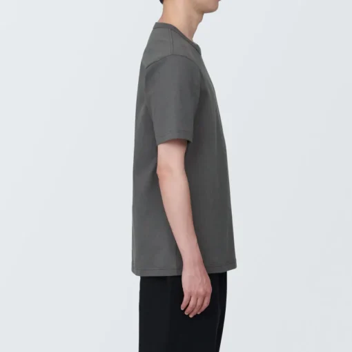 Clearance Men's Washed Heavy Weight Crew Neck Short Sleeve T-Shirt T-Shirts