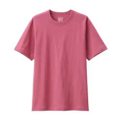 Clearance Men's Washed Heavy Weight Crew Neck Short Sleeve T-Shirt T-Shirts