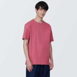 Clearance Men's Washed Heavy Weight Crew Neck Short Sleeve T-Shirt T-Shirts