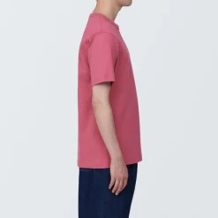 Clearance Men's Washed Heavy Weight Crew Neck Short Sleeve T-Shirt T-Shirts
