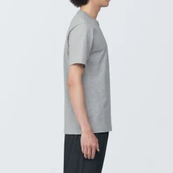 Clearance Men's Washed Heavy Weight Crew Neck Short Sleeve T-Shirt T-Shirts
