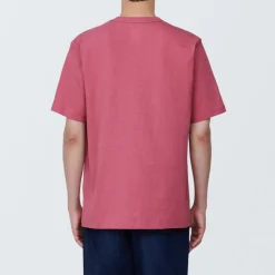 Clearance Men's Washed Heavy Weight Crew Neck Short Sleeve T-Shirt T-Shirts