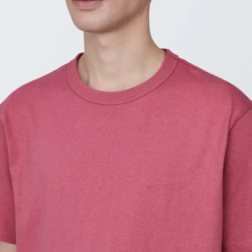 Clearance Men's Washed Heavy Weight Crew Neck Short Sleeve T-Shirt T-Shirts