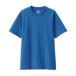 Clearance Men's Washed Heavy Weight Crew Neck Short Sleeve T-Shirt T-Shirts