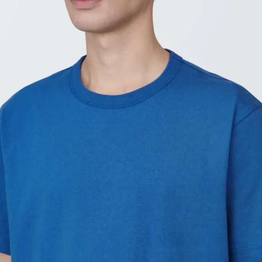 Clearance Men's Washed Heavy Weight Crew Neck Short Sleeve T-Shirt T-Shirts