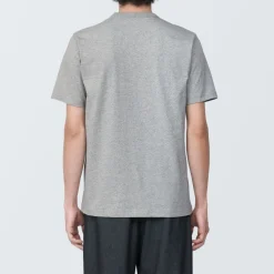 Clearance Men's Washed Heavy Weight Crew Neck Short Sleeve T-Shirt T-Shirts