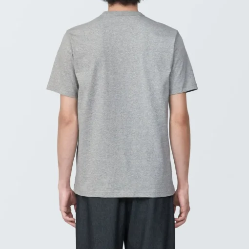 Clearance Men's Washed Heavy Weight Crew Neck Short Sleeve T-Shirt T-Shirts