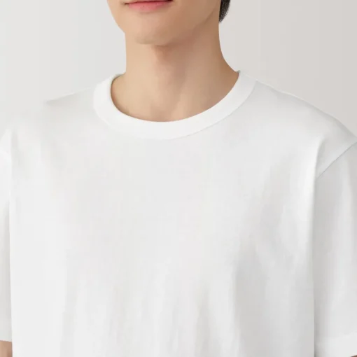 New Men's Washed Heavy Weight Crew Neck Short Sleeve T-Shirt T-Shirts