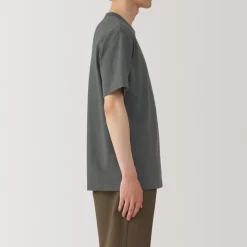 New Men's Washed Heavy Weight Crew Neck Short Sleeve T-Shirt T-Shirts